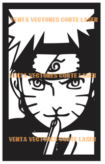 Naruto 3 decoration Mauer Kunst Anime 3d Drucken Laser Schneiden 3d print model - Mito3D