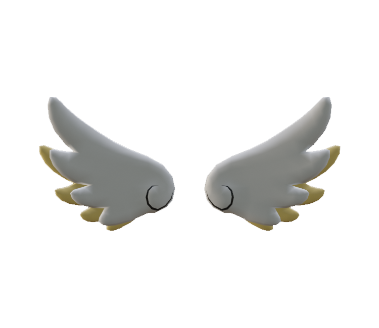 naruto boruto shinobi striker - angelic wings angel wing pair anime seraphim 3D print model - Mito3D