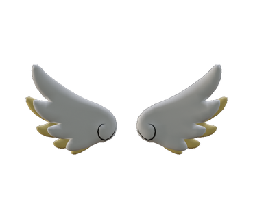 naruto boruto shinobi striker - angelic wings angel wing pair anime seraphim 3d print model - Mito3D