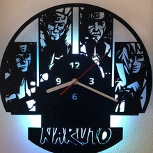 naruto clock 2 manga decoration 3d print model - Mito3D