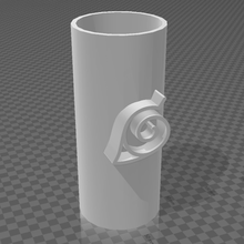 Naruto bardak Konoha gadget cup mug bottle 3d print model - Mito3D