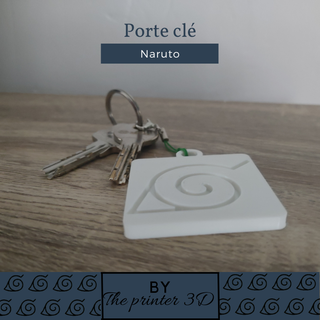 naruto key ring door 3d print model - Mito3D