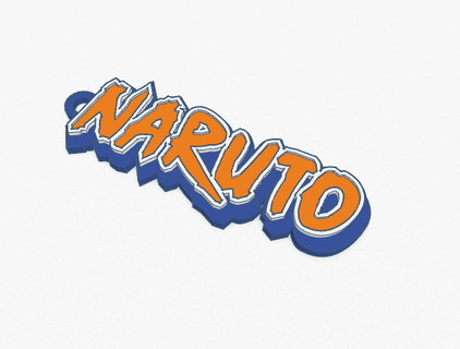 Naruto Schlüsselbund Anime Schlüssel Ringe Ärmel Serie Logos Ninjas Sharingan hokage 3d print model - Mito3D