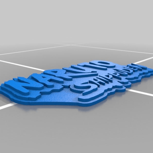 naruto logo Giochi 3D print model - Mito3D