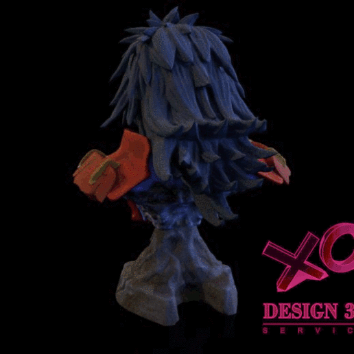 naruto madera busto 3D print model - Mito3D