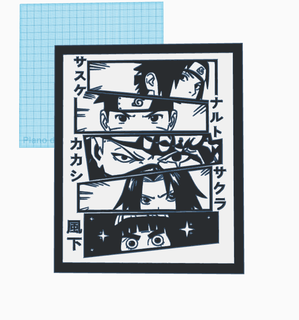 Naruto Malerei itachi Kakashi hokage Tobirama 2 3d print model - Mito3D