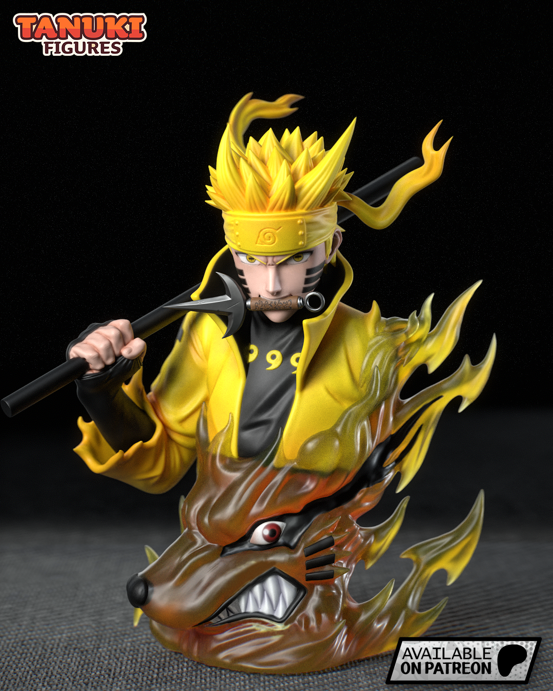 naruto paths sage - bust art anime manga 3dprint toy collectible figure action 3D print model - Mito3D