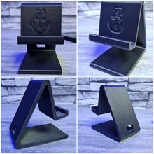 naruto phone holder itachi uchiwa charging station gadget gsm support stand charger dock manga 3d print model - Mito3D