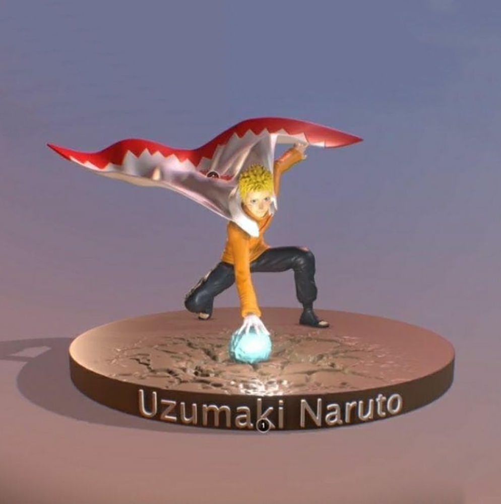 Naruto rasengan hokage 3D print model - Mito3D