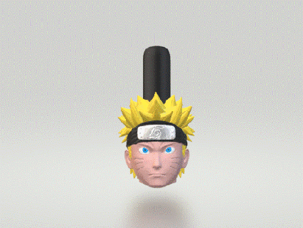 naruto shisha boccaglio ugello estrusore sollievo narghilè bong ninja Fumo bocca 3d print model - Mito3D