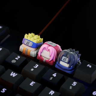Naruto başlangıçlar klavye tuşları mekanik tuş takımı Sasuke Sakura tuşu anime esnaf stl 3d Kiraz mx 3d print model - Mito3D