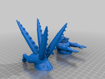 naruto cauda fera filho acho animais 3d print model - Mito3D