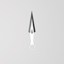 naruto lancio coltello 3d print model - Mito3D