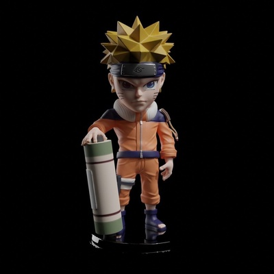 naruto uzumaki figura arte anime colecionar manga 3d print model - Mito3D