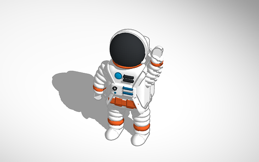 nasa astronotu Sanat astronot model 3d print model - Mito3D