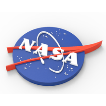 NASA Logo multi Farbe 3d print model - Mito3D