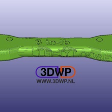 a nasa chave de fenda catraca - aperte solte ferramenta dupla face soquete espaço inglesa ferramentas manuais 3d print model - Mito3D