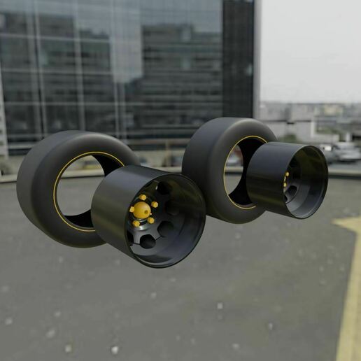 nascar ruedas caliente hot wheels batonista tomica gaslands enojado max coches monitor caso funda modular die cast rueda borde 3D print model - Mito3D