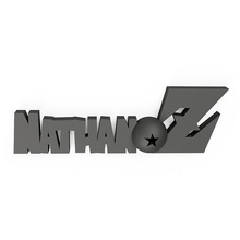 nathan continuar pelota dbz decoración nombre personalizado z solicitud medida 3d print model - Mito3D