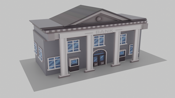 Ulusal banka bina 3d print model - Mito3D