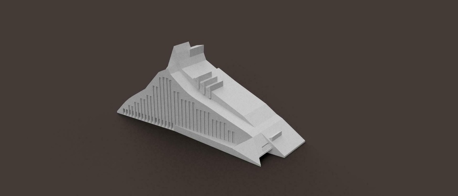 national library of latvia building riga art learning books 3d print model - Mito3D