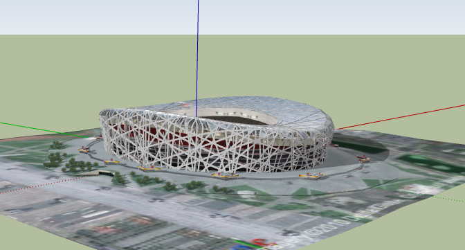 National Stadion China 3D print model - Mito3D