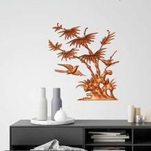natural view-Wand-Kunst Kunst Vögel Vogel Baum Tier innen home 3d 2d Dekor Dekoration Wand natürlich Natur 3d print model - Mito3D