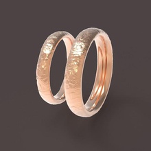 la naturaleza comodidad anillos de boda joyería joya los estructura textura elegante precioso gran hermoso metálico el metal anillo plata sterling imprimible lujo platino oro 3d print model - Mito3D