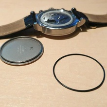 nautica orologio o-ring di tenuta 06mm casa parti ricambio ninjaflex flessibile del filamento 3d print model - Mito3D