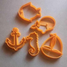 nautical marine cookies cutter home nutical either boat anchor fish 3d print model - Mito3D