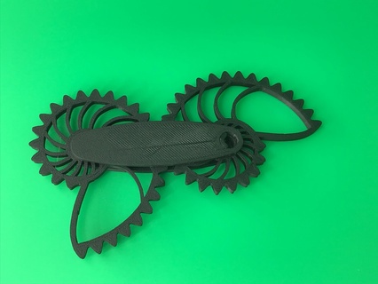 nautilus gears toy fidget fun 3d print model - Mito3D