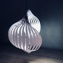 nautilux home lamp deco light geometry decoration lighting 3d print model - Mito3D