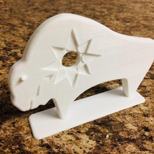 navajo buffalo vari giocattolo scrivania 3d print model - Mito3D
