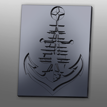 naval decoration ship anchor art boat hang wall 3d print model - Mito3D