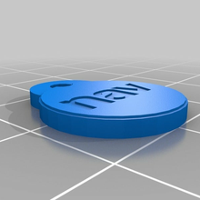 arruela cubo moedas_badges 3d print model - Mito3D