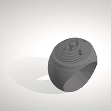 navigator anillo la joyería norte sur oriente oeste pin 3d print model - Mito3D