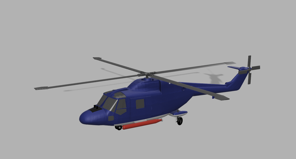 Donanma vaşak mk25 helikopter 1 100 ölçek Flemenkçe 3d print model - Mito3D