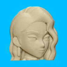 Naya Büste Spiel Skulptur cool Geschäft Titanen Mädchen 3d print model - Mito3D