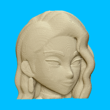 naya buste Jeu sculpture cool boutique titans fille 3d print model - Mito3D