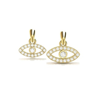 Nazar mal œil turc pendentif attente bijou bijoux 39 dit brillant pierres gemmes or impresion3d 3d print model - Mito3D