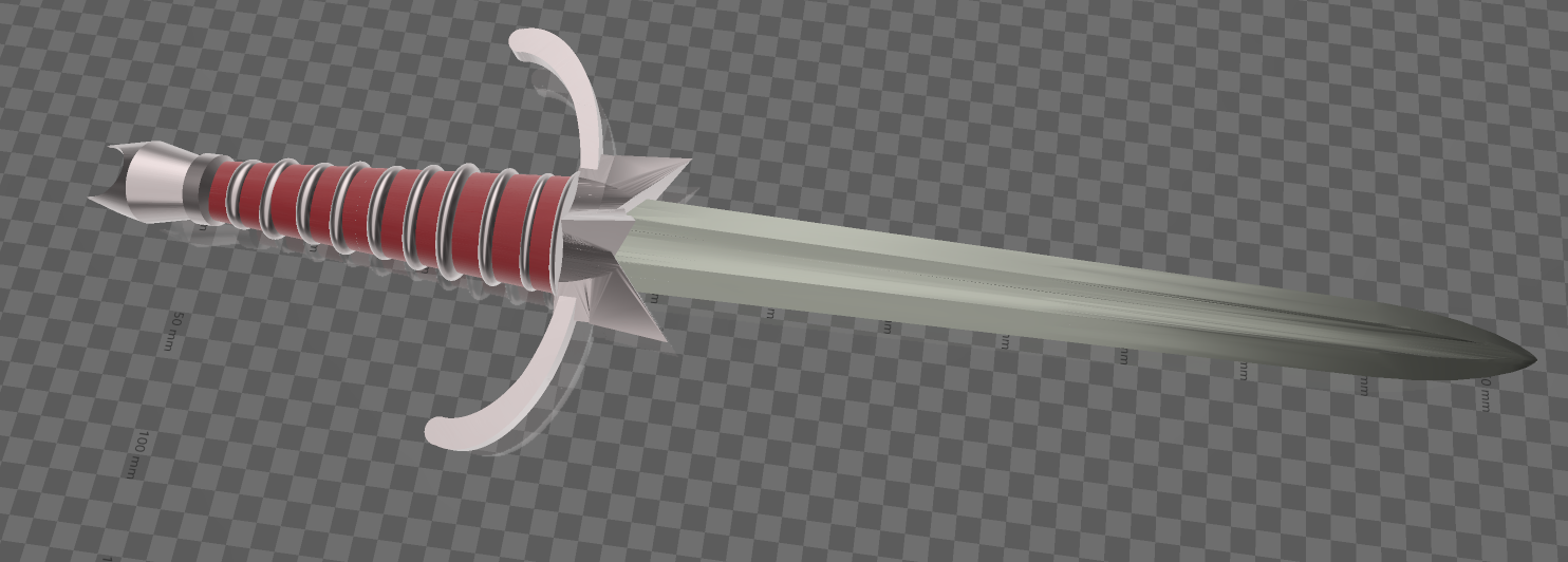 nazgul's dagger - lotr 3D print model - Mito3D