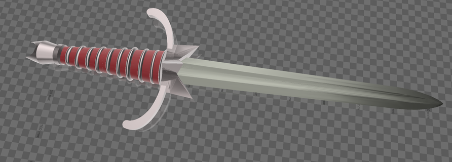 nazgul's dagger - lotr 3d print model - Mito3D