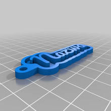 Name Schmuck angepasst Schlüsselanhänger 3d print model - Mito3D