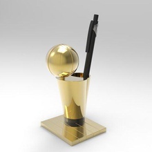 nba trophy pen holder tool holders boxes pencil basketball 3d print model - Mito3D