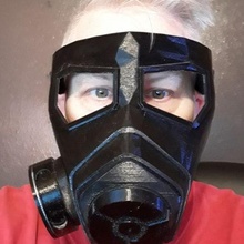 ncr guardabosque máscara screw on puertos caer Fallout New Vegas ncr_ranger_mask ncr_ranger cosplay disfraz armadura 3d print model - Mito3D