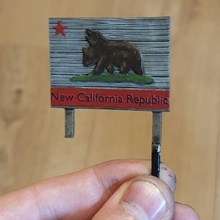ncr ranger station outpost signs new california republic fallout vegas mojave rangers fww wasteland warfare 3d print model - Mito3D