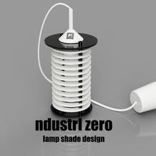 ndustrl zero lamp shade home living lights 3d print model - Mito3D