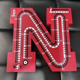 Nebraska modelado cribbage borda jogo tabuleiro cartas jogos 3d print model - Mito3D