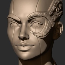nebula endgame fan sanat avengers fanart son oyun kaptan Amerika demir adam aksiyon figürü karakter cyborg kadın kız model 3d print model - Mito3D