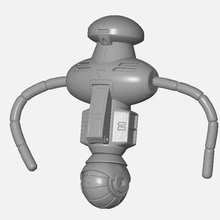 neca tmnt robot art tmnt teenage mutant ninja turtles ninja turtles robot konami neca 1990s 90s 3d print model - Mito3D